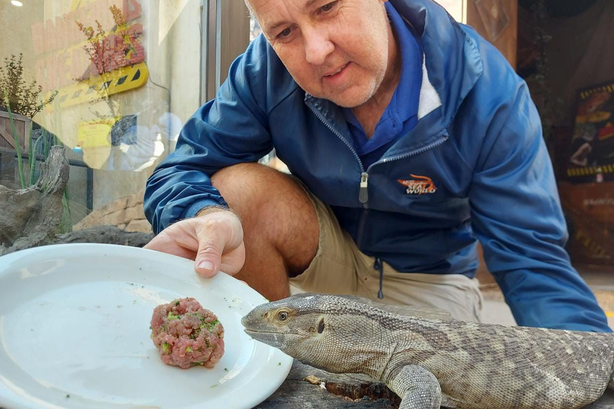 Carl-and-monitor-lizard